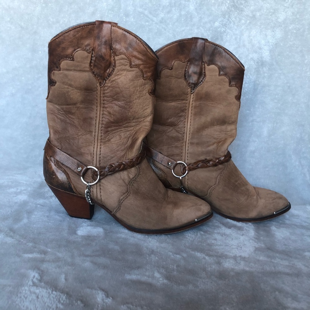 Brown western boots!
